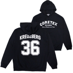 Coretex - Records / Kreuzberg 36 Kapuzenpullover black/white