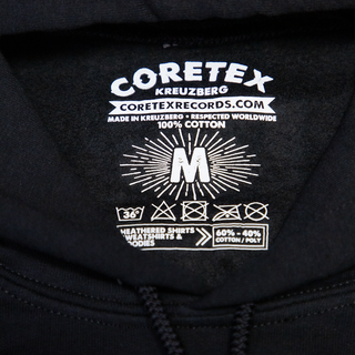 Coretex - Records / Kreuzberg 36 Hooded Sweatshirt black/white S