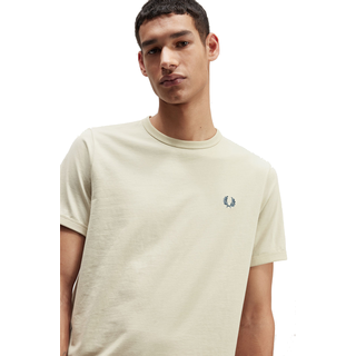 Fred Perry - Ringer T-Shirt M3519 light oyster Q26