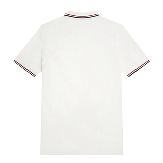 Fred Perry - Twin Tipped Polo Shirt M3600 snow white/burnt red/navy T60