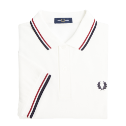 Fred Perry - Twin Tipped Polo Shirt M3600 snow...