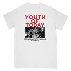 Youth Of Today - 1987 Tour T-Shirt white