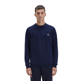 Fred Perry - Classic Crew Neck Jumper K9601 navy 795