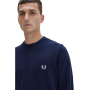 Fred Perry - Classic Crew Neck Jumper K9601 navy 795