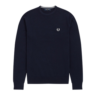 Fred Perry - Classic Crew Neck Jumper K9601 navy 795 M