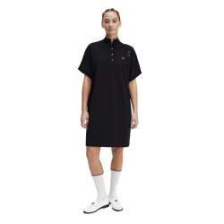 Fred Perry - Amy Tipped Pique Dress SD6542 Black 102