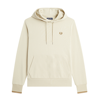 Fred Perry - Tipped Hooded Sweatshirt M2643 Oatmeal 691 M