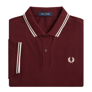Fred Perry - Twin Tipped Polo Shirt M3600 oxblood 597