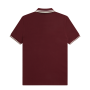 Fred Perry - Twin Tipped Polo Shirt M3600 oxblood/ecru/ecru 597