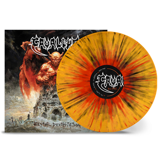 Cavalera - Bestial Devastation ltd transparent orange red black splatter LP
