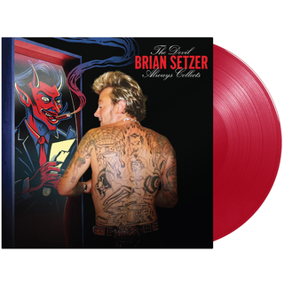 Brian Setzer - The Devil Always Collects transparent red LP