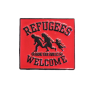 Refugees Welcome - red Oin