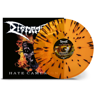 Dismember - Hate Campaign ltd transparent orange black splatter LP