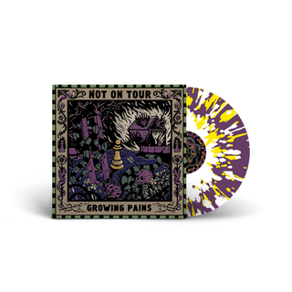 Not On Tour - Growing Pains ltd transparent purple white yellow splatter LP