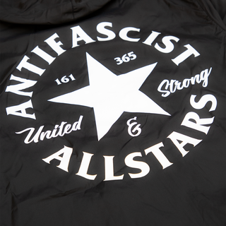 Antifascist Allstars - Logo Windbreaker black/white