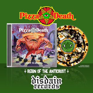 Pizza Death - Reign Of The Anticrust red swirl LP