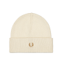 Fred Perry - Classic Merino Wool Beanie C9160 oatmeal/dark caramel T12