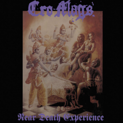 Cro-Mags - Near Death Experience clear with black &...