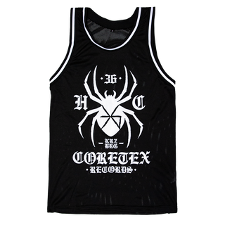 Coretex - Hardcore Spider Mesh TankTop black/white