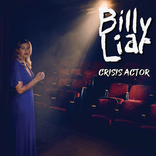 Billy Liar - Crisis Actor red & black splatter LP