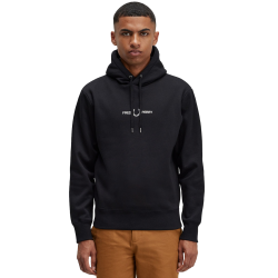 Fred Perry - Embroidered Hooded Sweatshirt M4728 black 184