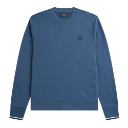 Blue fred perry sweatshirt best sale