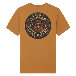 Out Of Medium - Stress Is The Real Killer T-Shirt day fall S