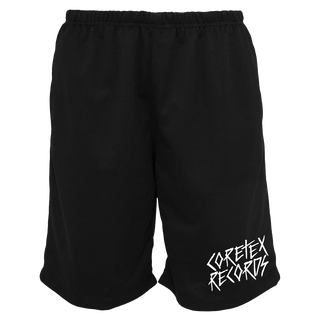 Coretex - Scratch Logo Mesh Shorts black