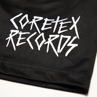 Coretex - Scratch Logo Mesh Shorts black