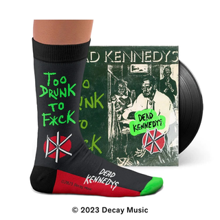 Sock Affairs - Dead Kennedys Too Drunk Socks M