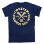 Coretex - Nails T-Shirt navy/ivory S