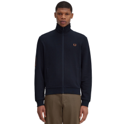 Fred perry navy jacket best sale