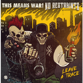 This Means War / No Restraints - Leave A Trace translite orange LP