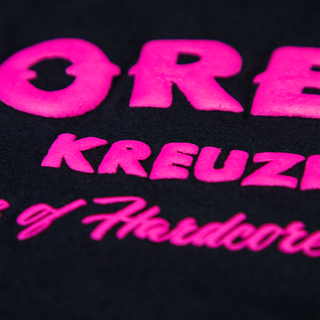Coretex - Nails 3D Puffy Print T-Shirt black/pink