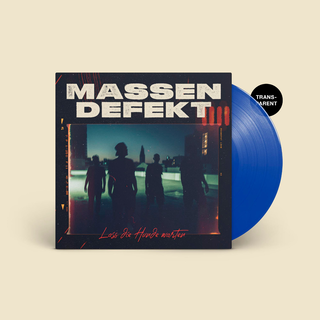 Massendefekt - Lass Die Hunde Warten ltd indie retail transparent blue LP+Stoffbeutel