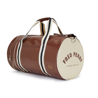 Fred Perry - Classic Barrel Bag L6300  whisky brown S54