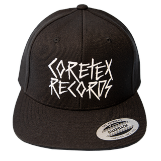 Coretex - Scratch Logo Snapback Black/White