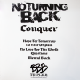 No Turning Back - Conquer