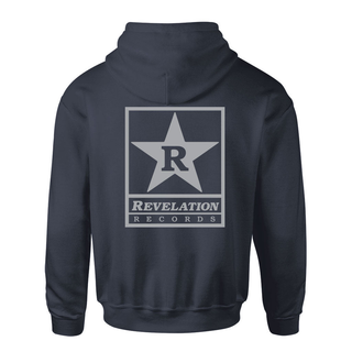 Revelation Records - Logo Hoodie navy 