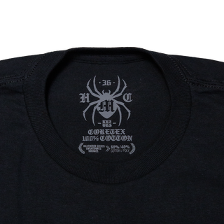 Coretex - Hardcore Spider 3D Puffy Print T-Shirt black/grey