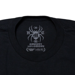 Coretex - Hardcore Spider 3D Puffy Print T-Shirt black/grey