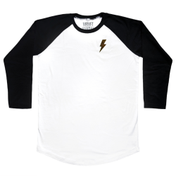 Velvet Vandal - Glitzer Blitz Longsleeve white/black