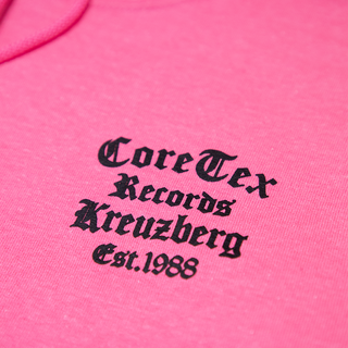 Coretex - No Place For Hoodie saftey pink/black
