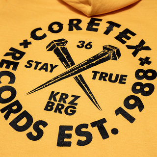 Coretex - Nails Hoodie gold yellow