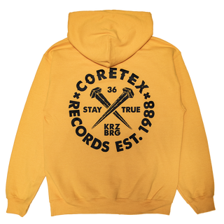 Coretex - Nails Hoodie gold yellow M