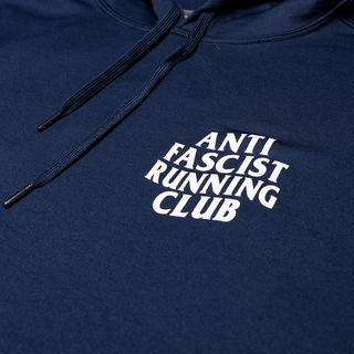 Anti Fascist Running Club - Sports Hoodie dark navy