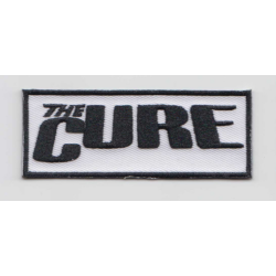 The Cure - Logo Patch white/black