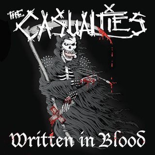 Casualties, The - written in blood blood red LP