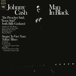 Johnny Cash - Man In Black crystal clear LP