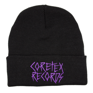 Coretex - Scratch Logo Beanie black/purple